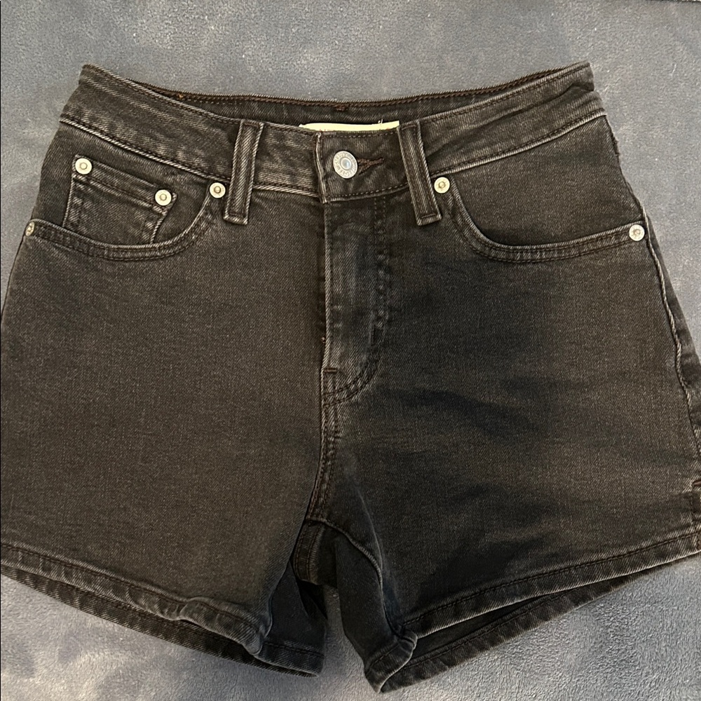 Levi's Women's Black Jean Shorts
